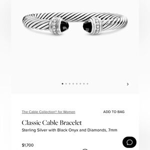 David yurman cable bracelet